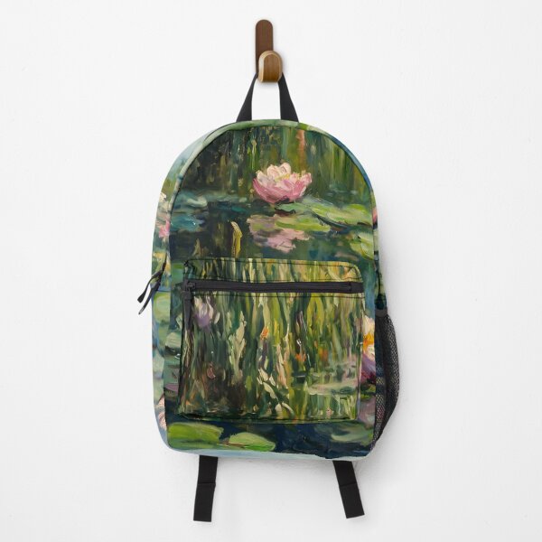 Item preview, Water Lilies by Claude Monet Fan Art Watercolor Painting Vintage Botanical Floral Flowers Nature Digital Illustration designed and sold by Matt_Smith.
