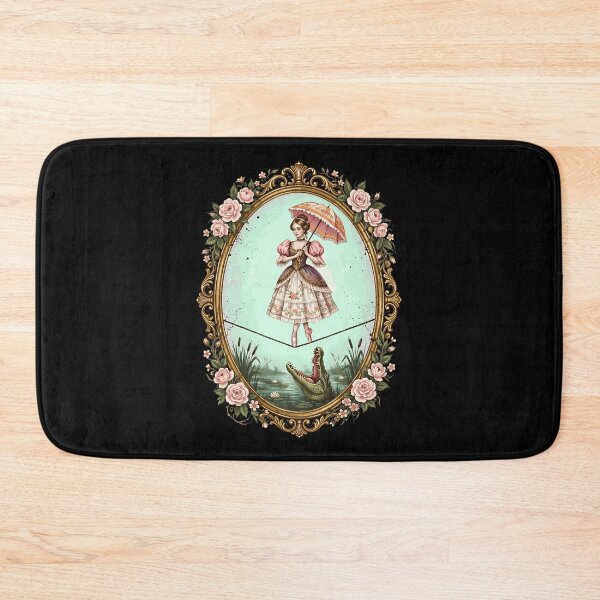 Item preview, Ballerina Tightrope Alligator Art  designed and sold by eauMaison72.