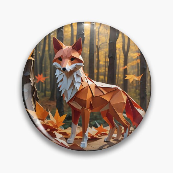 Item preview, Origami fox designed and sold by Lilsilverfish.