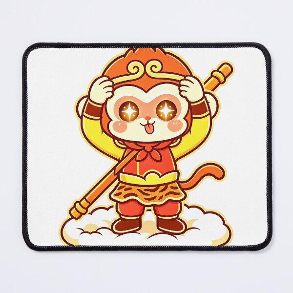 Item preview, Cute Kawaii Chibi Sun Wukong Silly Starry Eyes designed and sold by DigArtis.