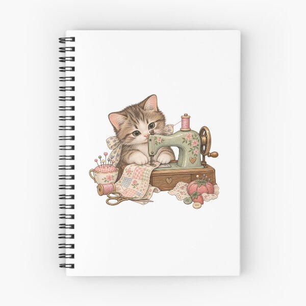 Item preview, Cat Sewing  designed and sold by Jadedoodle.