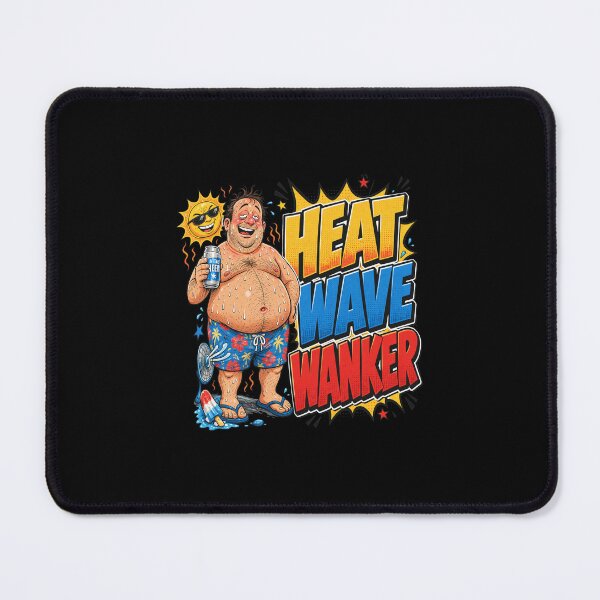 Item preview, Heat Wave Wanker Summer Humor Comic Art designed and sold by RODNESAPIAN.