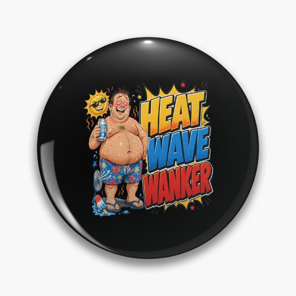 Item preview, Heat Wave Wanker Summer Humor Comic Art designed and sold by RODNESAPIAN.