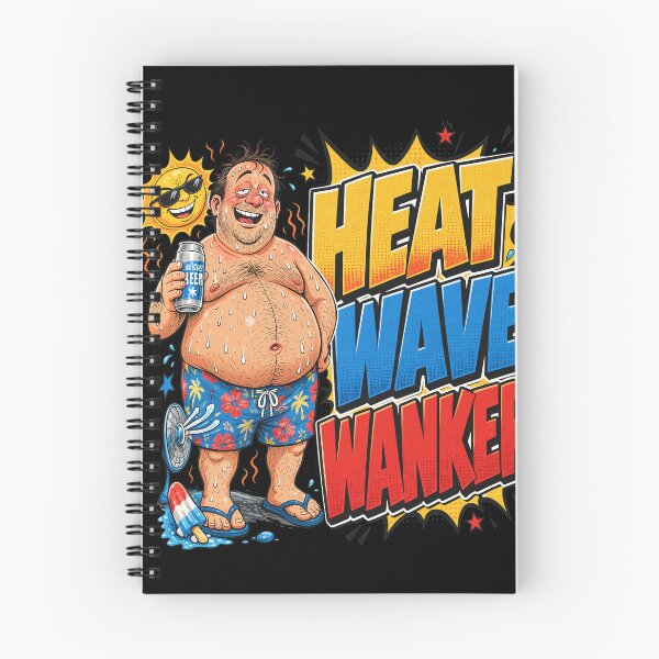 Item preview, Heat Wave Wanker Summer Humor Comic Art designed and sold by RODNESAPIAN.