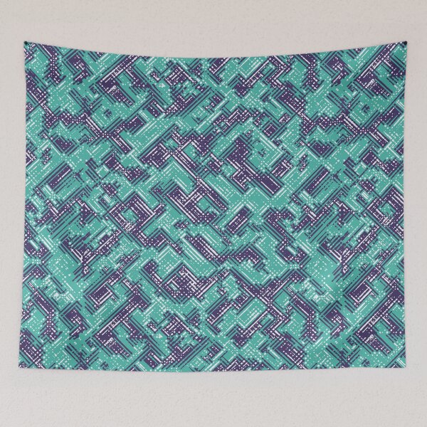 Item preview, Mint Green Camouflage Glass Lines Seamless Digital Patterns designed and sold by ShopieHome.