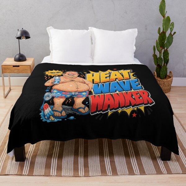 Item preview, Heat Wave Wanker Summer Humor Comic Art designed and sold by RODNESAPIAN.