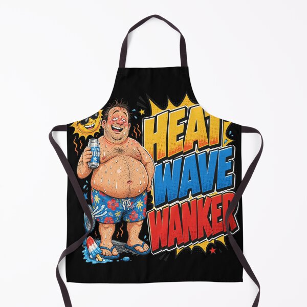 Item preview, Heat Wave Wanker Summer Humor Comic Art designed and sold by RODNESAPIAN.