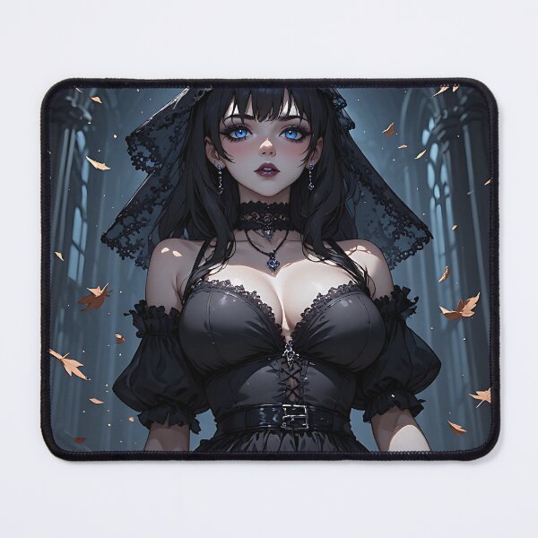 Item preview, Hot Halloween Anime Girl Goth Mommy Waifu Woman designed and sold by Your New Fixation.