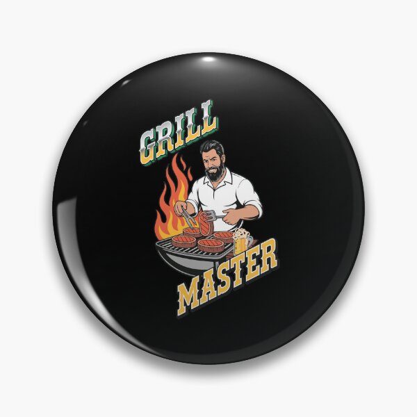 Item preview, Grill Master Retro BBQ Design designed and sold by RODNESAPIAN.