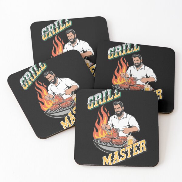 Item preview, Grill Master Retro BBQ Design designed and sold by RODNESAPIAN.