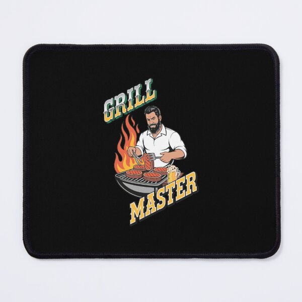 Item preview, Grill Master Retro BBQ Design designed and sold by RODNESAPIAN.