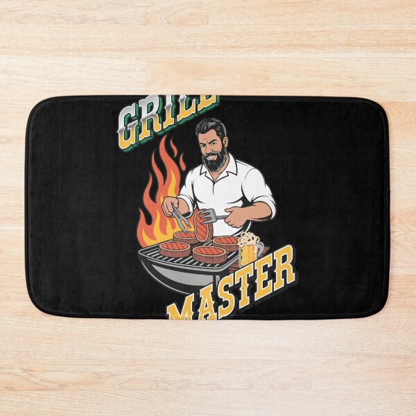 Item preview, Grill Master Retro BBQ Design designed and sold by RODNESAPIAN.