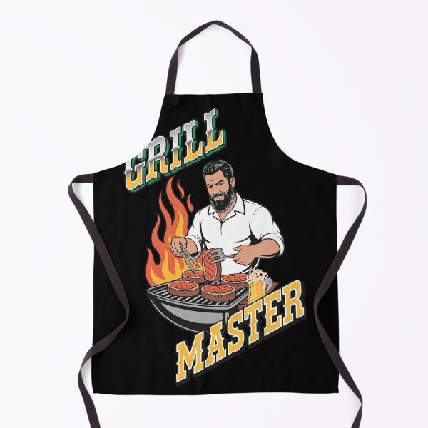 Item preview, Grill Master Retro BBQ Design designed and sold by RODNESAPIAN.