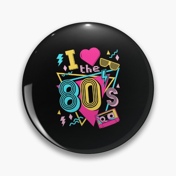 Item preview, I Love The 80s Retro Neon Pop Culture Nostalgia designed and sold by OddPopARt.