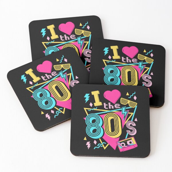 Item preview, I Love The 80s Retro Neon Pop Culture Nostalgia designed and sold by OddPopARt.