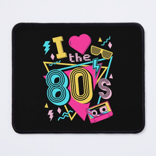 Item preview, I Love The 80s Retro Neon Pop Culture Nostalgia designed and sold by OddPopARt.