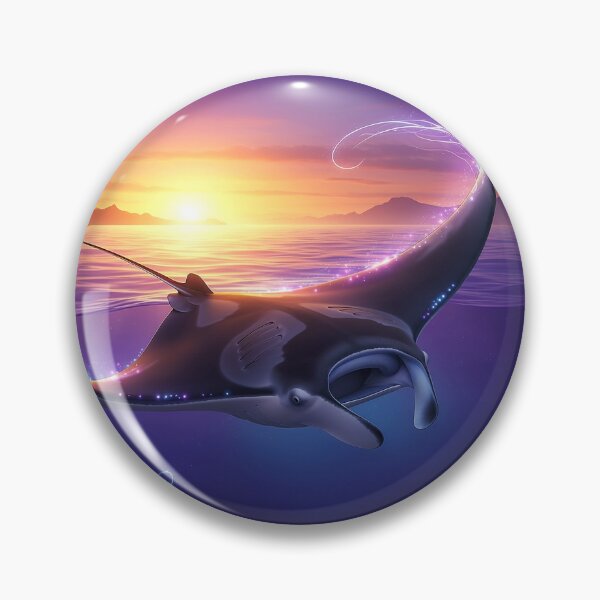 Item preview, Sparkling Manta Ray — Grace of the Pacific designed and sold by Hawaii26.