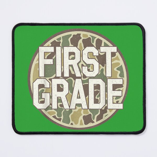 Item preview, First Grade Camo Camouflage Boys Teacher Men Back to School designed and sold by melodycook.