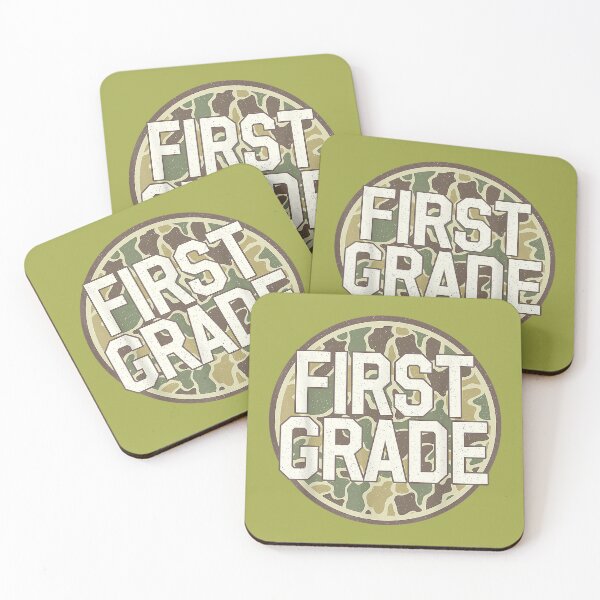 Item preview, First Grade Camo Camouflage Boys Teacher Men Back to School designed and sold by melodycook.
