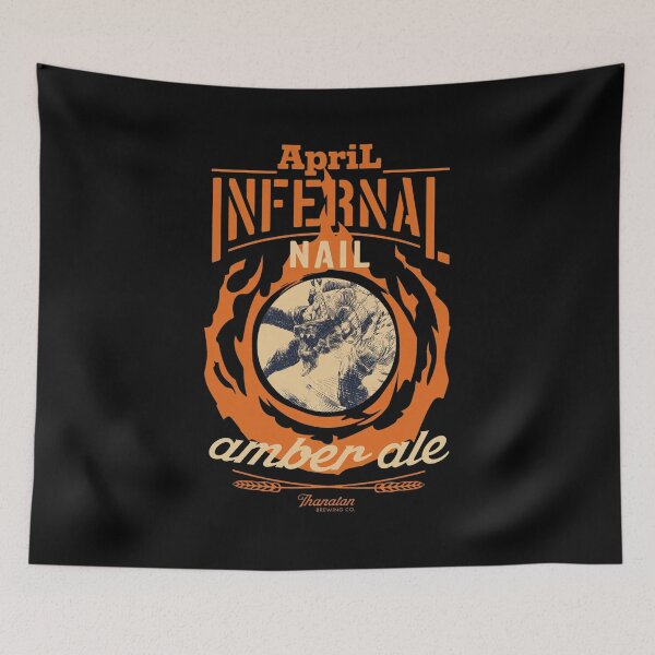 Aperçu de l'œuvre Brasserie Vintage Infernal Nail Amber Ale créée et vendue par RODNESAPIAN.