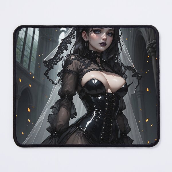 Item preview, Hot Halloween Anime Girl Goth Mommy Waifu Woman designed and sold by Your New Fixation.