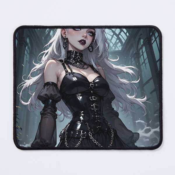 Item preview, Hot Halloween Anime Girl Goth Mommy Waifu Woman designed and sold by Your New Fixation.