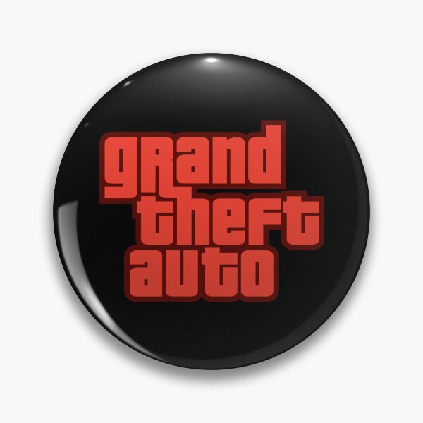 Item preview, GTA Grand Theft Auto Logo Strong Red designed and sold by BubblePopRed.