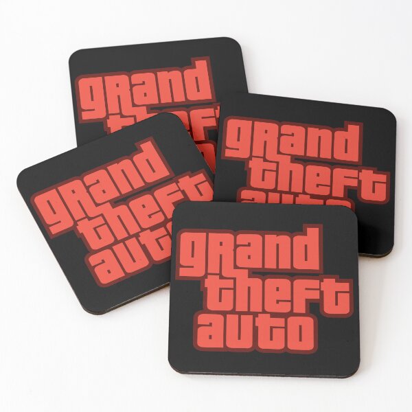 Item preview, GTA Grand Theft Auto Logo Strong Red designed and sold by BubblePopRed.