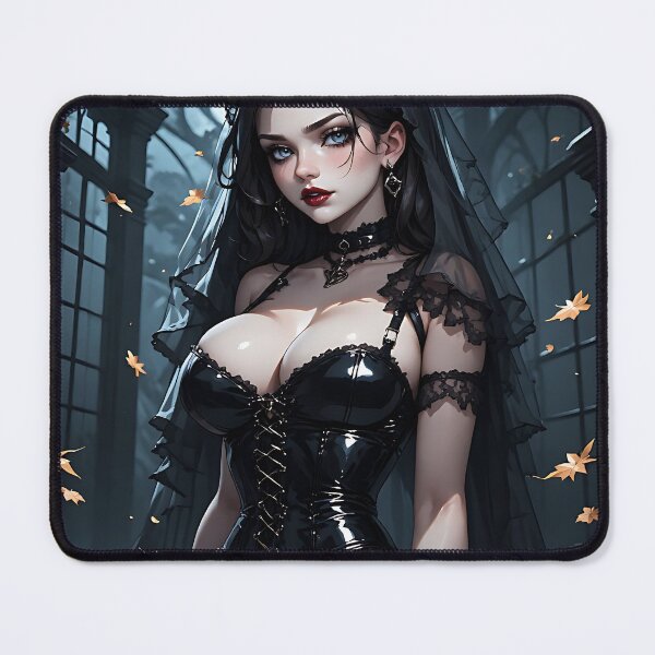 Item preview, Hot Halloween Anime Girl Goth Mommy Waifu Woman designed and sold by Your New Fixation.