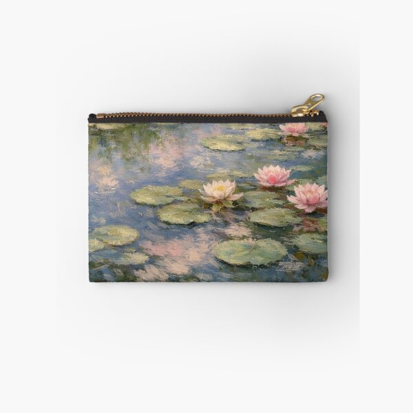 Item preview, Water Lilies by Claude Monet Fan Art Watercolor Painting Vintage Botanical Floral Flowers Nature Digital Illustration designed and sold by Matt_Smith.