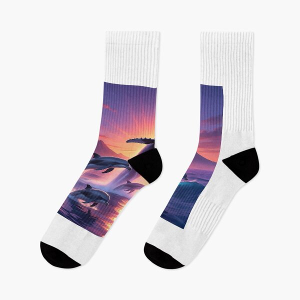Item preview, Ocean Flight — Whale and Dolphins at Dusk designed and sold by Hawaii26.