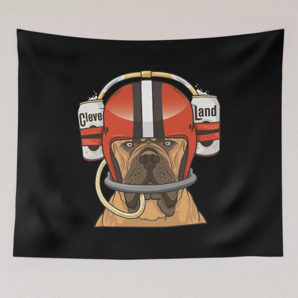 Item preview, Funny Dog Drinking Helmet Football Fan Art designed and sold by RODNESAPIAN.
