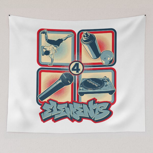 Item preview,  4 Elements Of Hip Hop designed and sold by BullShitShop23.