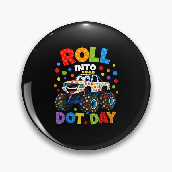 Item preview, Roll Into Dot Day Colorful Monster Truck Polka Dot designed and sold by OddPopARt.