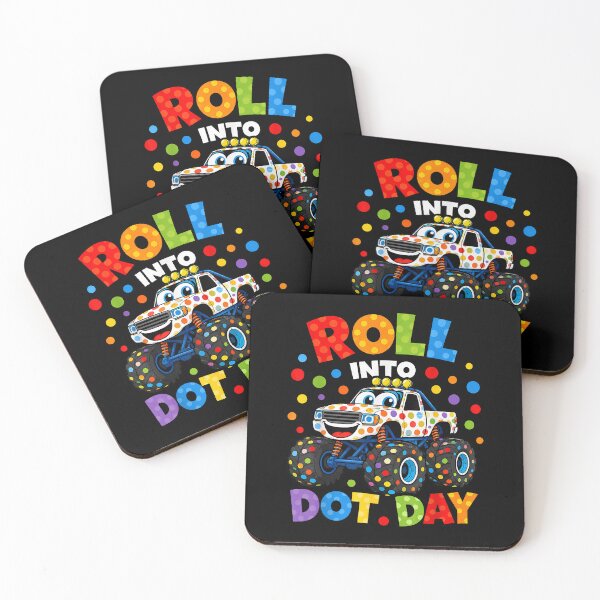 Item preview, Roll Into Dot Day Colorful Monster Truck Polka Dot designed and sold by OddPopARt.