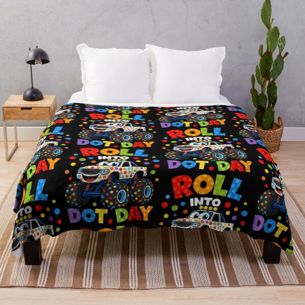 Item preview, Roll Into Dot Day Colorful Monster Truck Polka Dot designed and sold by OddPopARt.