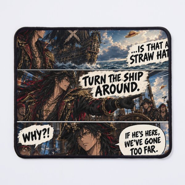 Item preview, Captain Kael Turn the Ship Around | Black Mark Crew Pirate Meme designed and sold by Boomaroo.