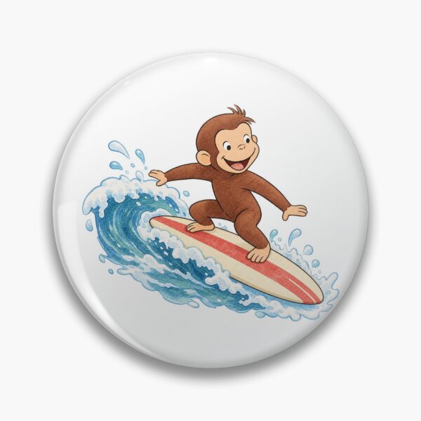Item preview, Surfing George  designed and sold by Jadedoodle.