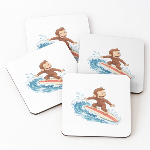 Item preview, Surfing George  designed and sold by Jadedoodle.