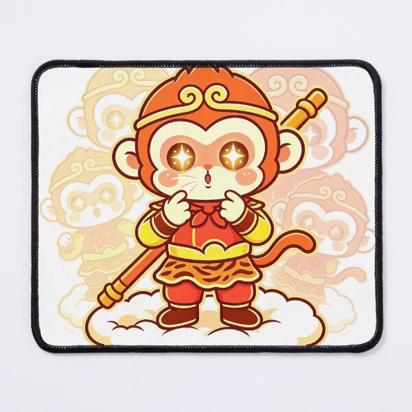 Item preview, Cute Kawaii Chibi Sun Wukong Shadow Clones designed and sold by DigArtis.