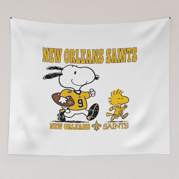 Item preview, Snoopy New Orleans Saints Game Day Football Fan Art designed and sold by CaneufeyCip.