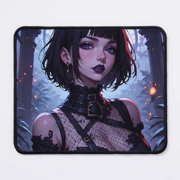 Item preview, Hot Halloween Anime Girl Goth Mommy Waifu Woman designed and sold by Your New Fixation.