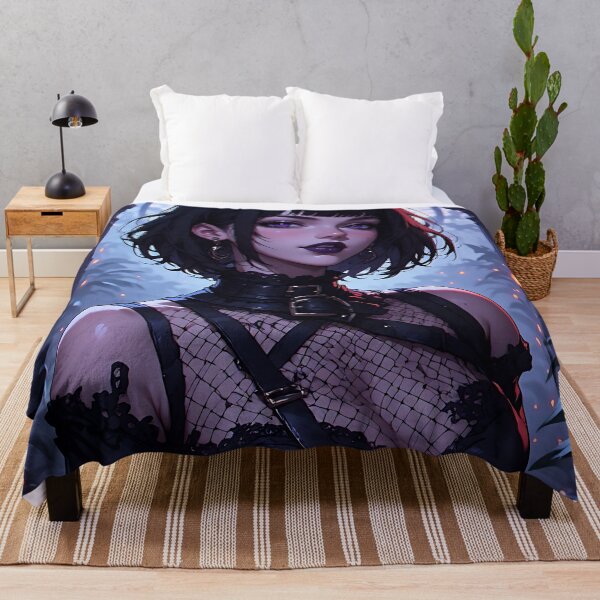 Item preview, Hot Halloween Anime Girl Goth Mommy Waifu Woman designed and sold by Your New Fixation.