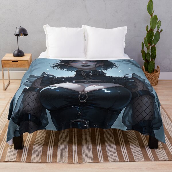 Item preview, Hot Halloween Anime Girl Goth Mommy Waifu Woman designed and sold by Your New Fixation.