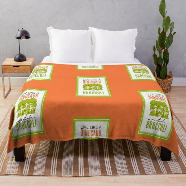 Item preview, Live Like A Dinosaur… (on Orange) designed and sold by PawsitiveMum3.