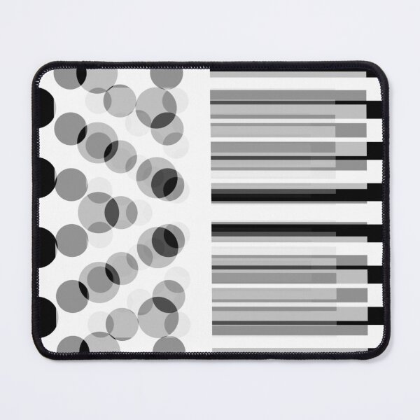 Item preview, Black and White Piano Stripes and Polka Dots designed and sold by WD-Artist.