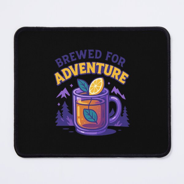 Item preview, Brewed For Adventure Tea Mountain Design designed and sold by RODNESAPIAN.