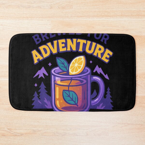 Item preview, Brewed For Adventure Tea Mountain Design designed and sold by RODNESAPIAN.