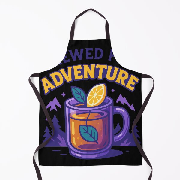 Item preview, Brewed For Adventure Tea Mountain Design designed and sold by RODNESAPIAN.