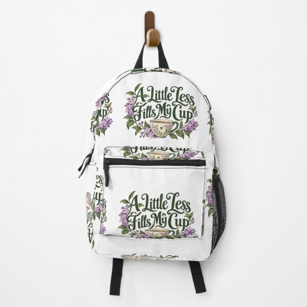 Item preview, A Little Less Fills My Cup Botanical Type Art designed and sold by Bikivuno.